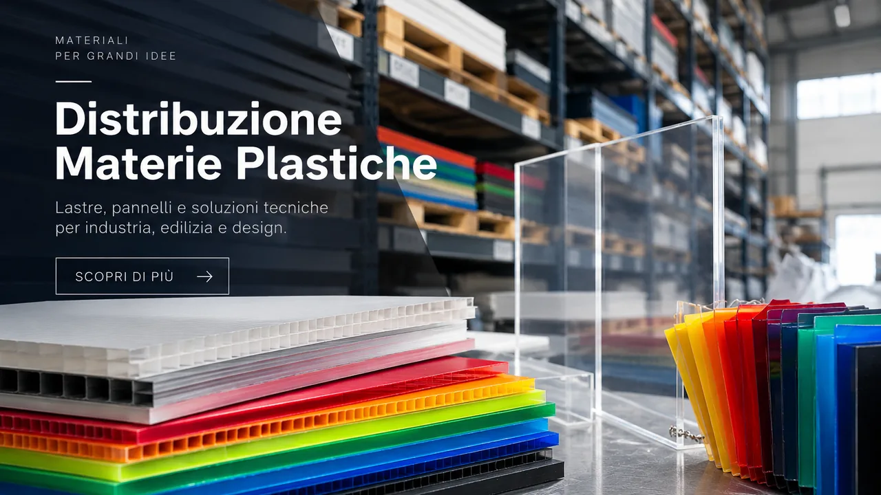 Distribuzione materie plastiche — lastre, pannelli e soluzioni tecniche per industria, edilizia e design