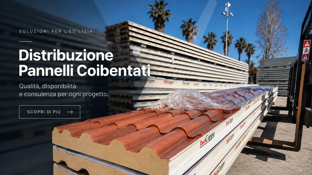 Distribuzione pannelli coibentati — qualità, disponibilità e consulenza per ogni progetto